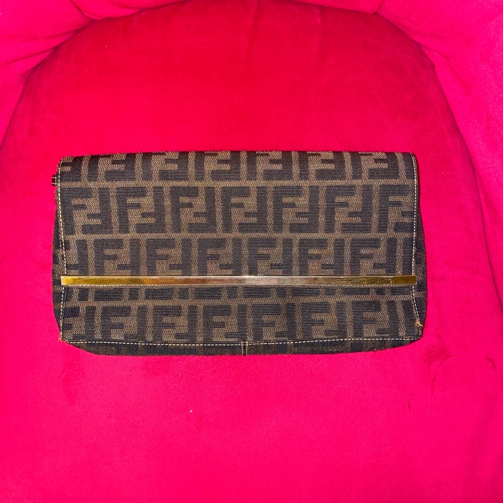 Vintage Fendi Zucca Clutch